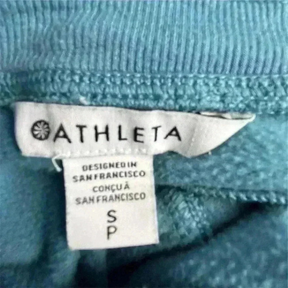 Athleta Women's Jogger Pants Size S Blue Tapered Casual Relaxed Fit - Picture 4 of 10